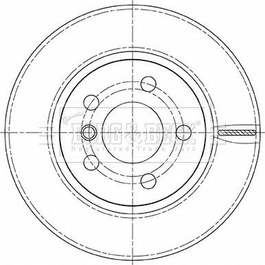 Borg & Beck BBD5494 - Спирачен диск vvparts.bg