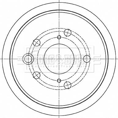 Borg & Beck BBD5490 - Спирачен диск vvparts.bg