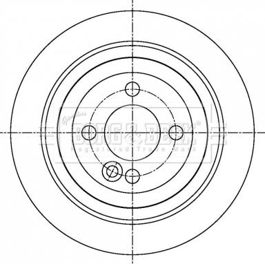 Borg & Beck BBD5410 - Спирачен диск vvparts.bg