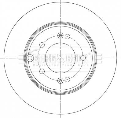 Borg & Beck BBD5417 - Спирачен диск vvparts.bg