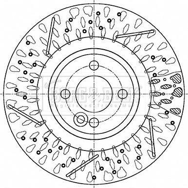 Borg & Beck BBD5478 - Спирачен диск vvparts.bg