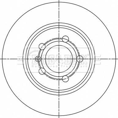 Borg & Beck BBD5527 - Спирачен диск vvparts.bg