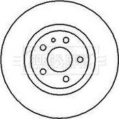 Borg & Beck BBD5092 - Спирачен диск vvparts.bg