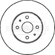 Borg & Beck BBD5045 - Спирачен диск vvparts.bg