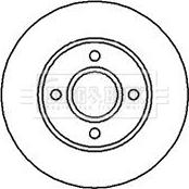 Borg & Beck BBD5050 - Спирачен диск vvparts.bg