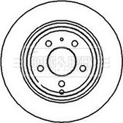 Borg & Beck BBD5062 - Спирачен диск vvparts.bg