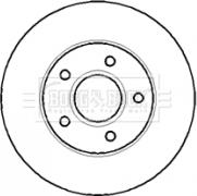 Borg & Beck BBD5067 - Спирачен диск vvparts.bg