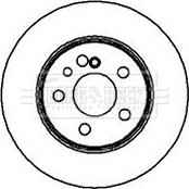 Borg & Beck BBD5003 - Спирачен диск vvparts.bg