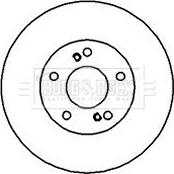 Borg & Beck BBD5015 - Спирачен диск vvparts.bg