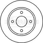 Borg & Beck BBD5013 - Спирачен диск vvparts.bg