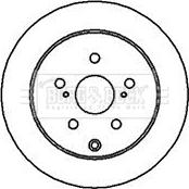 Borg & Beck BBD5030 - Спирачен диск vvparts.bg