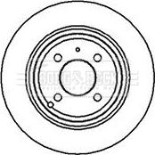 Borg & Beck BBD5038 - Спирачен диск vvparts.bg