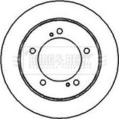 Borg & Beck BBD5028 - Спирачен диск vvparts.bg