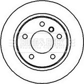 Borg & Beck BBD5077 - Спирачен диск vvparts.bg