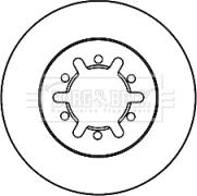 Borg & Beck BBD5140 - Спирачен диск vvparts.bg