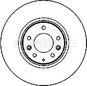 Borg & Beck BBD5147 - Спирачен диск vvparts.bg