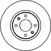 Borg & Beck BBD5100 - Спирачен диск vvparts.bg