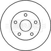 Borg & Beck BBD5107 - Спирачен диск vvparts.bg