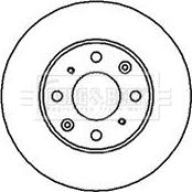 Borg & Beck BBD5114 - Спирачен диск vvparts.bg