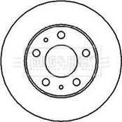 Borg & Beck BBD5112 - Спирачен диск vvparts.bg