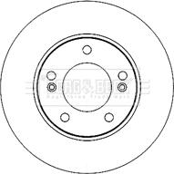 Borg & Beck BBD5189 - Спирачен диск vvparts.bg