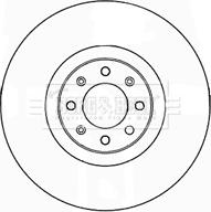 Borg & Beck BBD5186 - Спирачен диск vvparts.bg