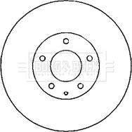 Borg & Beck BBD5181 - Спирачен диск vvparts.bg