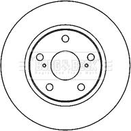 Borg & Beck BBD5183 - Спирачен диск vvparts.bg