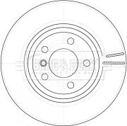 Borg & Beck BBD5135 - Спирачен диск vvparts.bg