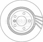 Borg & Beck BBD5136 - Спирачен диск vvparts.bg