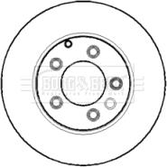 Borg & Beck BBD5131 - Спирачен диск vvparts.bg