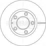 Borg & Beck BBD5138 - Спирачен диск vvparts.bg