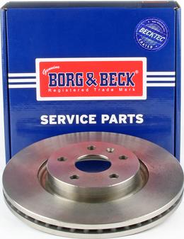 Borg & Beck BBD5843S - Спирачен диск vvparts.bg