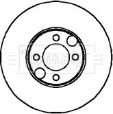 Borg & Beck BBD5860S - Спирачен диск vvparts.bg