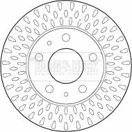 Borg & Beck BBD5805S - Спирачен диск vvparts.bg