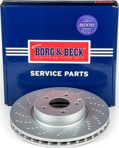 Borg & Beck BBD5811S - Спирачен диск vvparts.bg