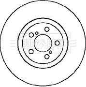 Delphi BG2820 - Спирачен диск vvparts.bg