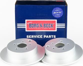 Borg & Beck BBD5345 - Спирачен диск vvparts.bg