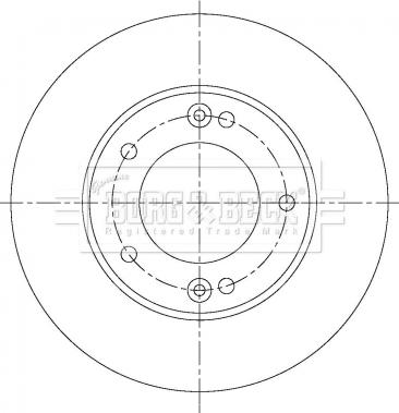 Borg & Beck BBD5362 - Спирачен диск vvparts.bg