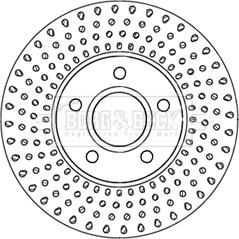 Borg & Beck BBD5304 - Спирачен диск vvparts.bg