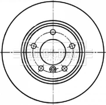 Borg & Beck BBD5336 - Спирачен диск vvparts.bg