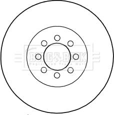 Borg & Beck BBD5298 - Спирачен диск vvparts.bg