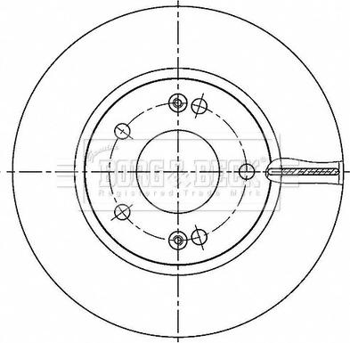 Borg & Beck BBD5293 - Спирачен диск vvparts.bg