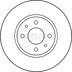 Borg & Beck BBD5242 - Спирачен диск vvparts.bg