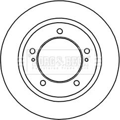 Borg & Beck BBD5251 - Спирачен диск vvparts.bg