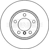 Borg & Beck BBD5264 - Спирачен диск vvparts.bg