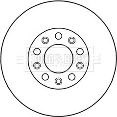 Borg & Beck BBD5205 - Спирачен диск vvparts.bg