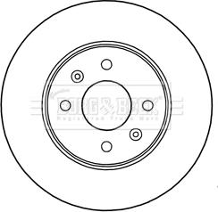 Borg & Beck BBD5239 - Спирачен диск vvparts.bg