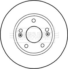 Borg & Beck BBD5270 - Спирачен диск vvparts.bg