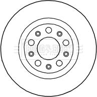 Borg & Beck BBD5272 - Спирачен диск vvparts.bg